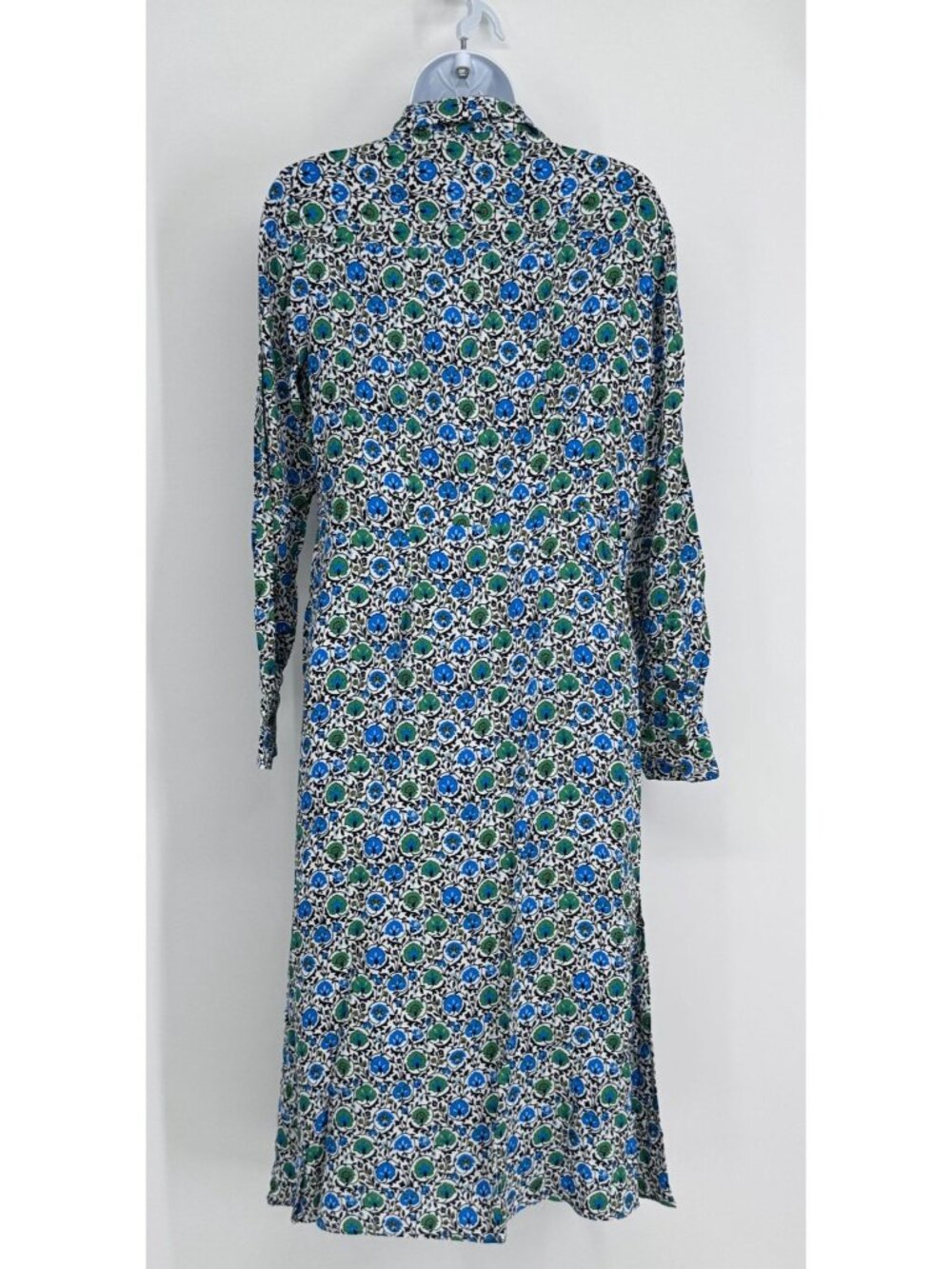 Boden Women's 10 Floral Button-Down Midi Shirt Dress Cottage Casual Career - Picture 2 of 7
